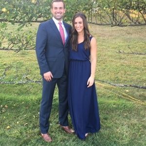 Show Me Your Mumu Kendall Dress in Rich Navy